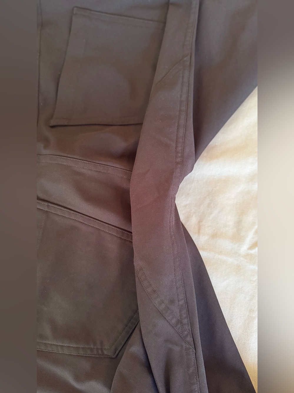 LULULEMON Men's Slim Straight Jeans in Obsidian Dark Grey - Picture 12 of 15